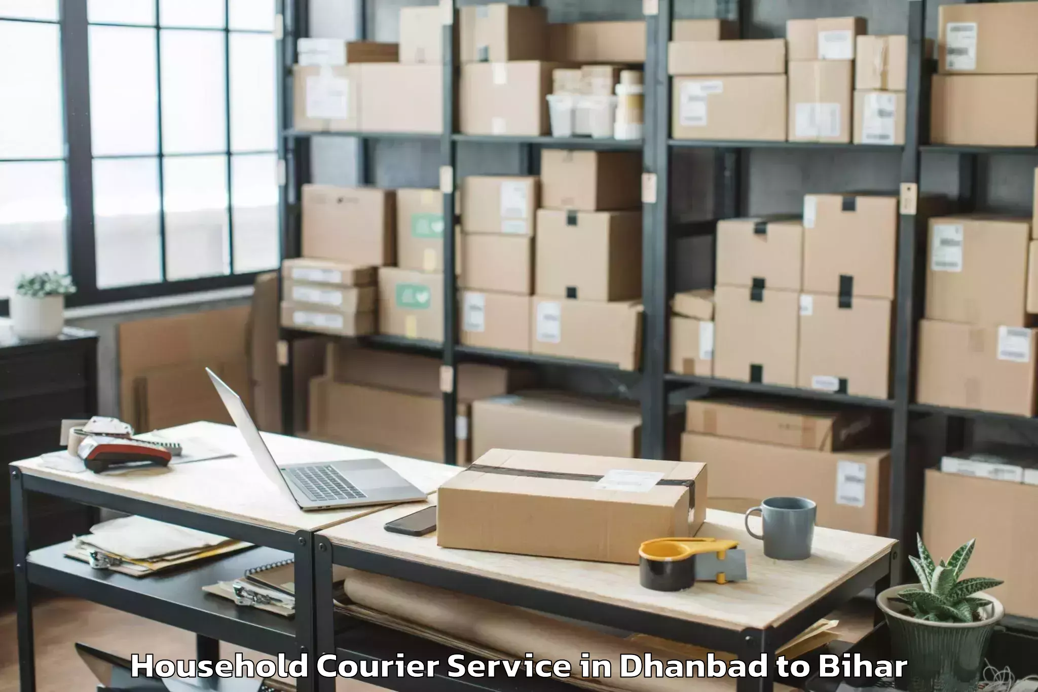 Dhanbad to Warisaliganj Household Courier